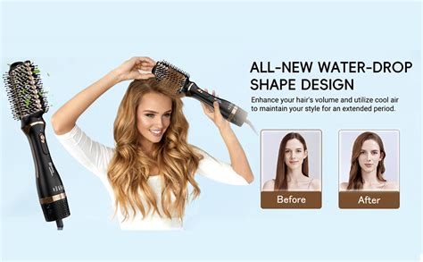 Hair Dryer Brush Hot Air 3 In 1 Blow Dryer Brush Set For Women One Step Drying Volumizing