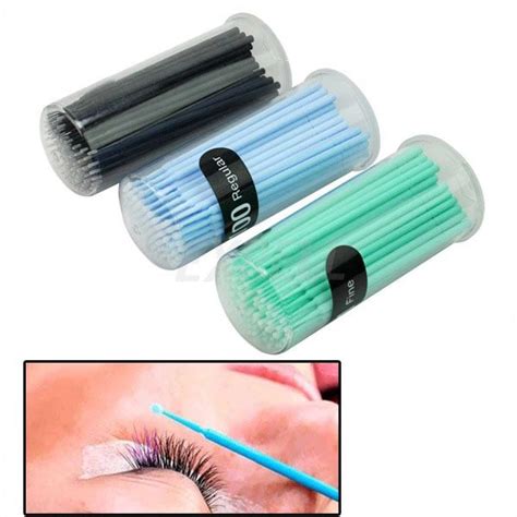 Premium Eyelash Extension Disposable Micro Applicator Brush Charming