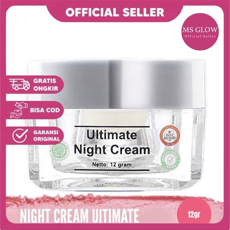 Jual Ultimate Night Cream Ms Glow Shopee Indonesia