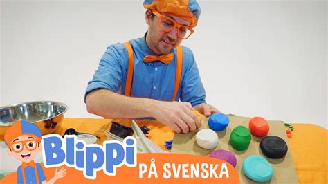 Blippi Svenska Blippi lär sig vad som väger mest pedagogiska videor