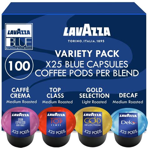 Buy Lavazza Blue S Coffee Pods Best Value Variety Pack Decaf Dek