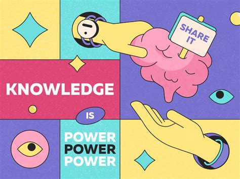 Knowledge Is Power Illustration For The Thinkific In 2024 Graphic