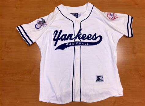 Vintage 90s Yankees Starter Baseball Jersey mariano rivera bernie ...