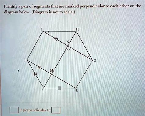 SOLVED: Identify a pair of segments that are marked perpendicular to ...