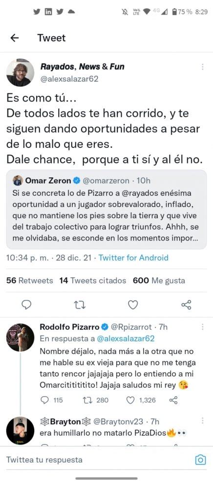 Rodolfo Pizarro Ataca En Redes Sociales A Comentarista De Tnt Sports