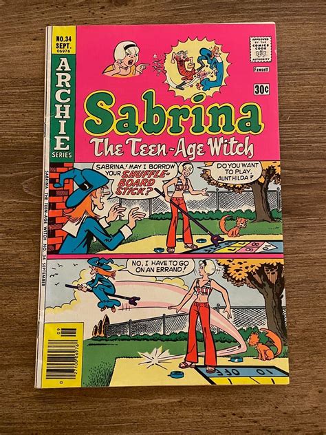 Sabrina The Teen Age Witch 34 Vf Archie Comic Book Jughead Betty