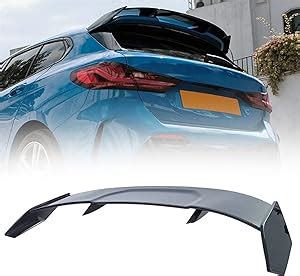 ISILA ABS Car Rear Wing Spoiler Glossy Black Roof Tail Wing Spoiler For