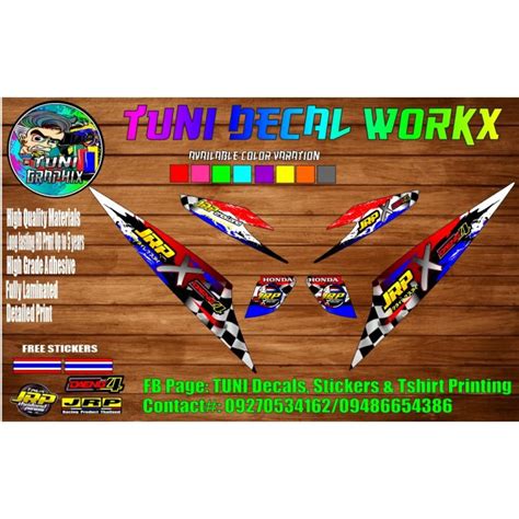 Factory Outlet Honda Beat Carb Jrp X Daeng Decals D W Freebies