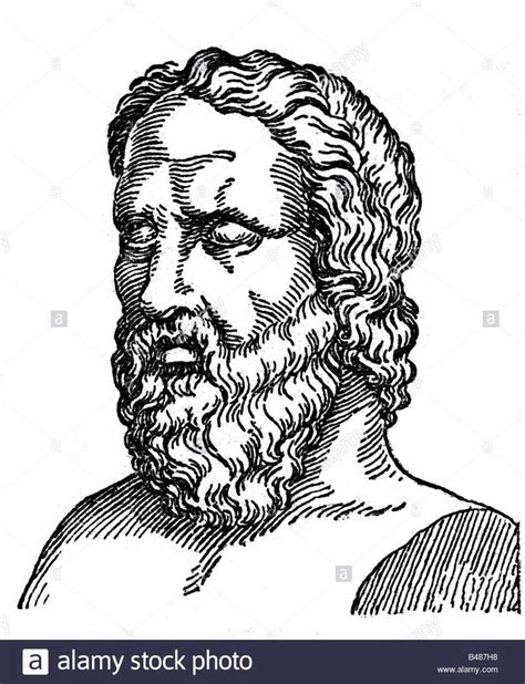 Heraclitus of Ephesus, circa 540 - 480 BC, Greek philosopher, portrait ...