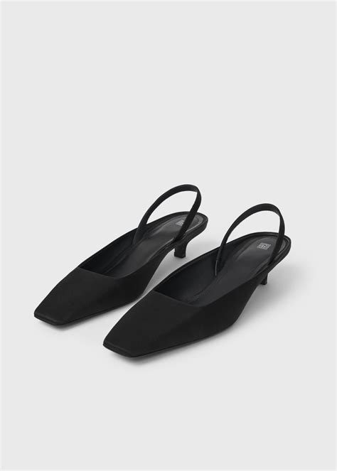 The Slingback Mule Black Tot Me