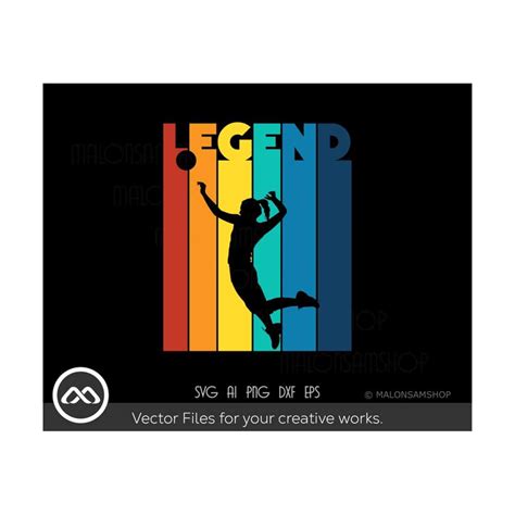 Volleyball SVG legend - volleyball svg, volleyball mom svg, - Inspire ...