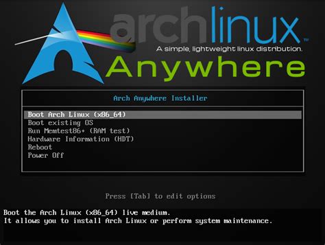 install arch linux step 1 - Manjaro dot site