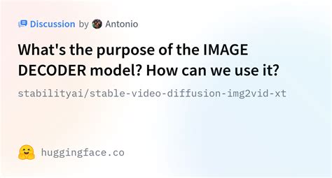 Stabilityaistable Video Diffusion Img2vid Xt · Whats The Purpose Of