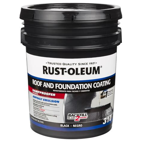 Rust Oleum 475 Gal 310 Roof And Foundation Asphalt Roof Coating