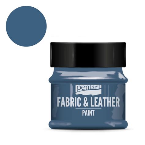 Farba do tkanin i skór Pentart Fabric Leather 50 ml Dżinsowy