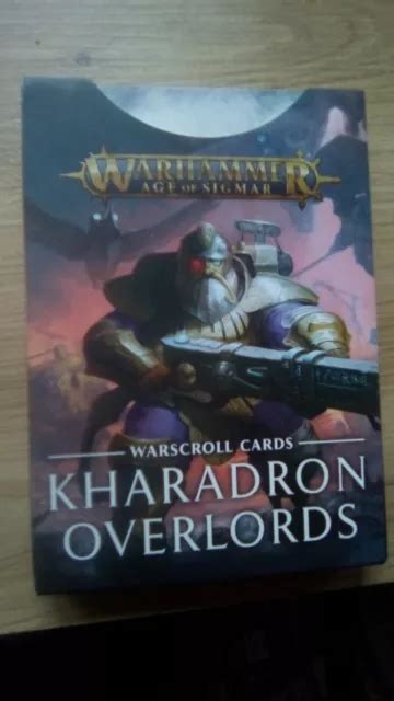 Age Of Sigmar Warscroll Cards Kharadron Overlords Used