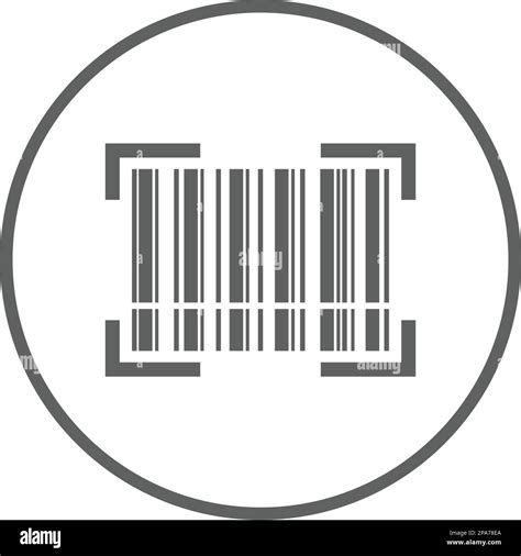 Bar Code Icon Simple Editable Vector Eps File Stock Vector Image