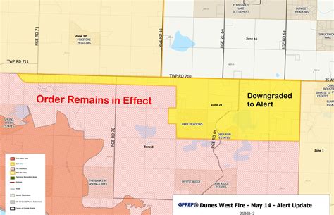 This Is An Alberta Emergency Alert County Of Grande Prairie Has Updated A Wildfire Alert