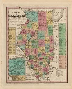 Illinois Old Map Tanner 1836 Digital Image Scan Download Printable ...