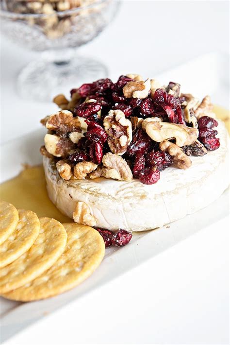 Cranberry Walnut Baked Brie Recipe Dine And Dish