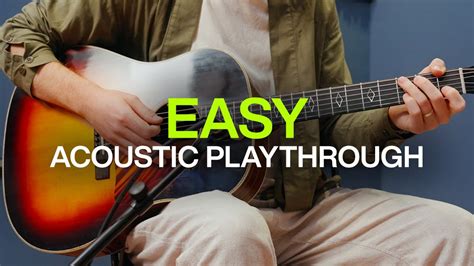 Easy Official Acoustic Guitar Playthrough Elevationworship Youtube