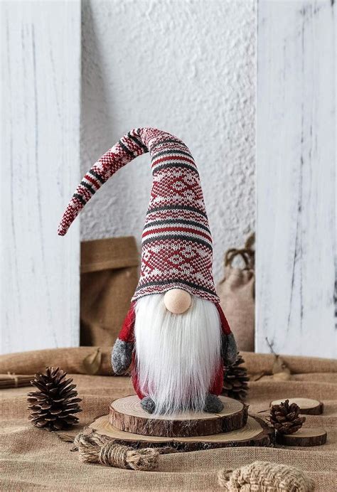 Funoasis Holiday Gnome Handmade Swedish Tomte Christmas Elf Decoration