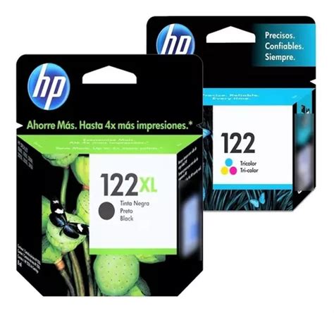 Tintas Hp 122xl Negro 122 Color Combo Original 1050 2050