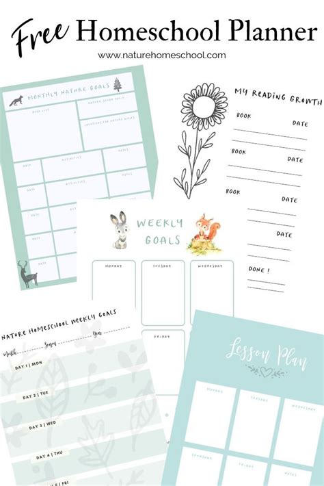 Free Homeschool Planner for Homeschooling | Homeschool planner ...
