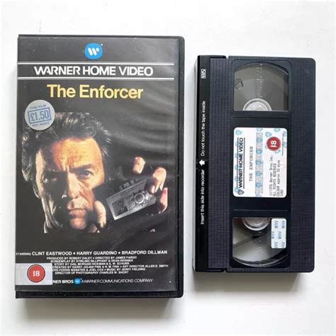 The Enforcer Big Box Ex Rental Warner Vhs Video Clint Eastwood £899 Picclick Uk