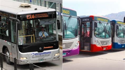 Horario Y Rutas Del Metropolitano Y Corredores Hoy Estas Son Las