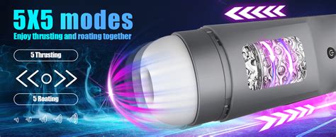 Amazon Automatic Male Masturbator Sex Toys For Men Powerful Thrusting Rotating
