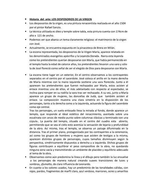 Historia Del Arte Los Desposorios De La Virgen Historia Del Arte