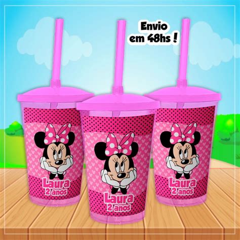 Copo Twister Personalizado Minnie Rosa Elo7 Produtos Especiais