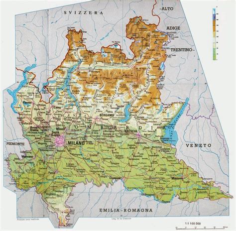 Zoo Safari Lombardia Veneto Italy Map Lombardy Region Italy Map Of