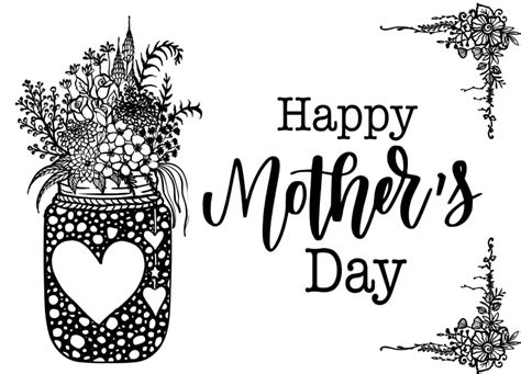 Free Printable Mothers Day Cards To Color