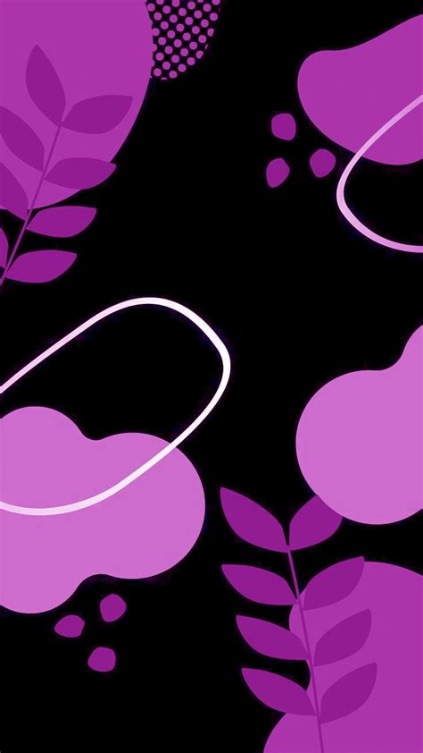 Purple Minimalist Aesthetic Wallpaper