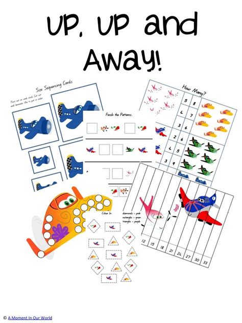 Planes Planes And More Planes Preschool Activities Transportation