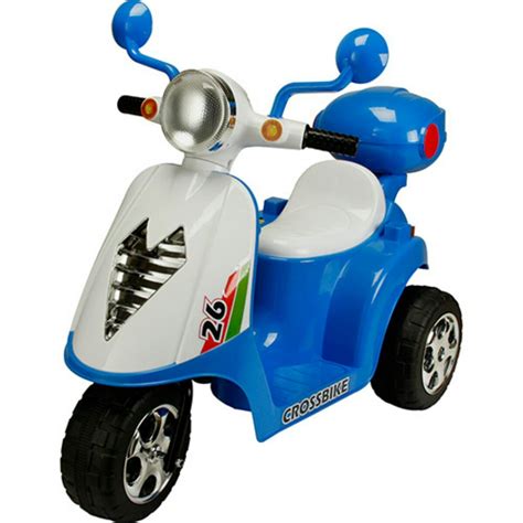 Scooter Elétrica Infantil Tr0903a Rocket Azul 6v Brink R 498 00