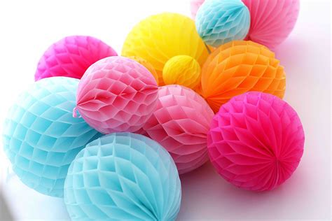 Party Paper Honeycomb Ball Honeycomb Pom Poms Wedding Etsy Canada