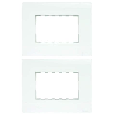 Anchor By Panasonic Roma Plus Modular Polycarbonate M Plate White