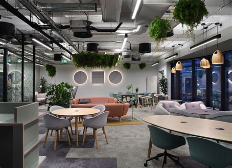 Bdp Create Pwcs First Biophilic Office Mix Interiors