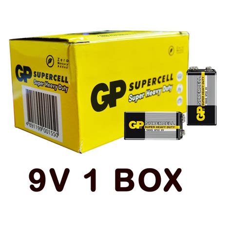 Box Pcs Gp Supercell Heavy Duty V Battery Bateri Gp Supercell