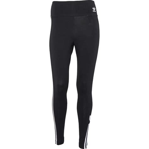 Adidas Originals Damen Adicolor 3d Trefoil Leggings Schwarz