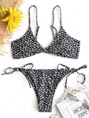 Black Bikini Black Bandeau Plain Halter Strappy Bikini Top ZAFUL