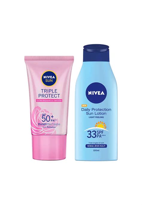 Jual Nivea Nivea Sun Triple Protect Hokkaido Rose Daily Protect Sun