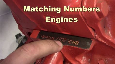 Chevy Engine Numbers Decode