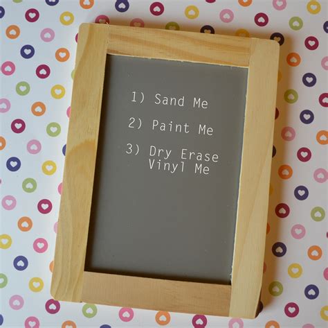 Craftaphile: Mini Dry Erase Boards