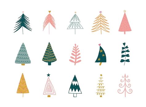 Modern Christmas Cliparts Festive Graphics For Holiday Creativity