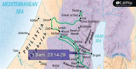 Maps Of Saul And Samuel