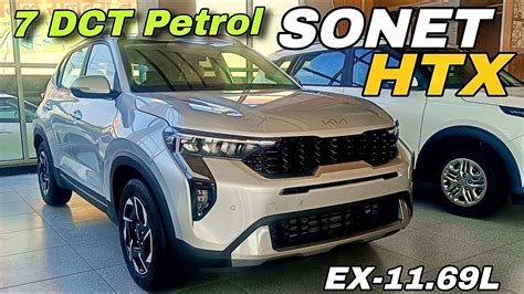 All New 2024 Kia Sonet Htx 7dct Variant Detailed Review On Road Price